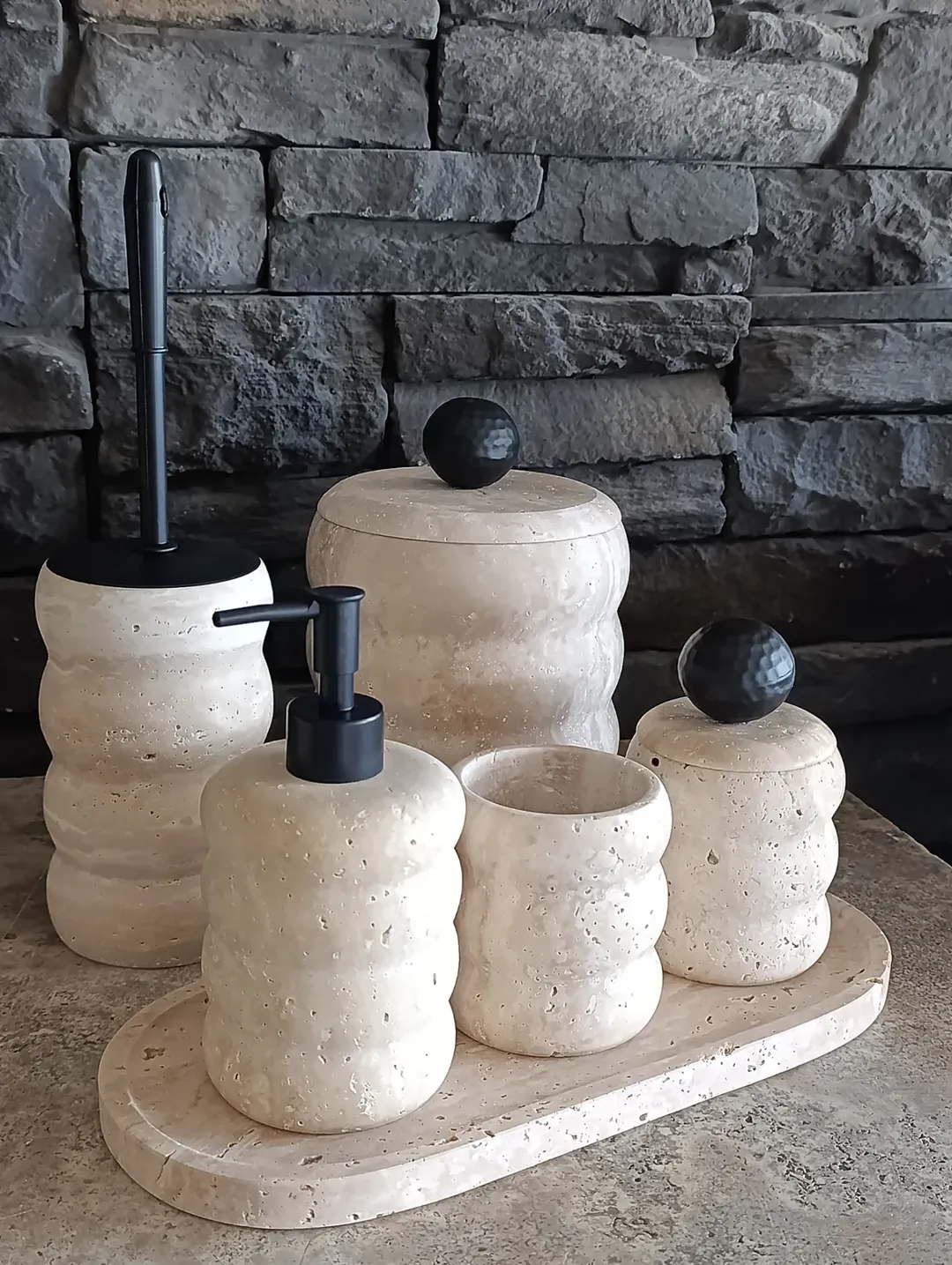 Luxury Bathroom Design Showcases Natural Stone Elegance